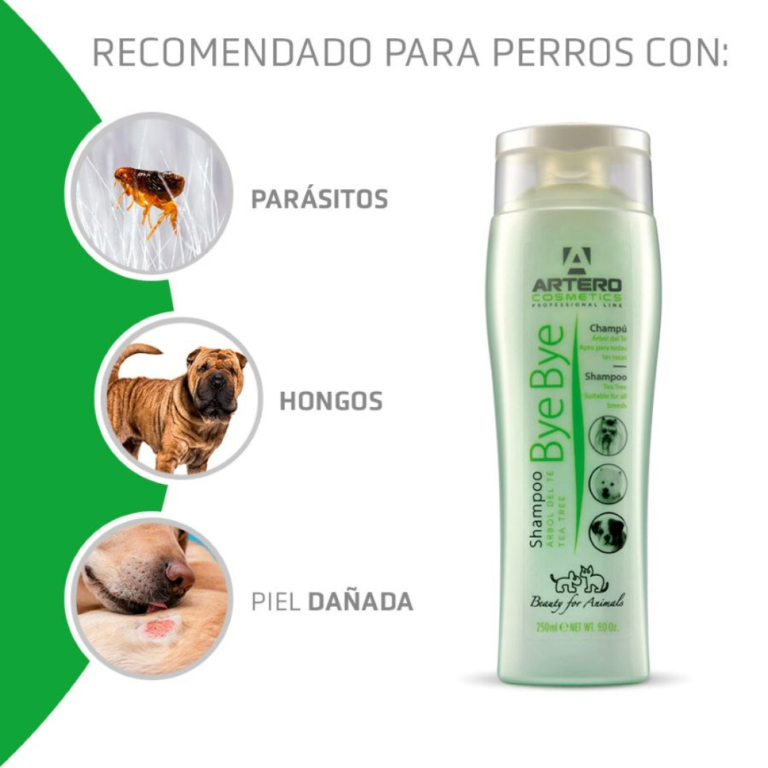 Artero Champú Antiparasitario Bye Bye 250 ml