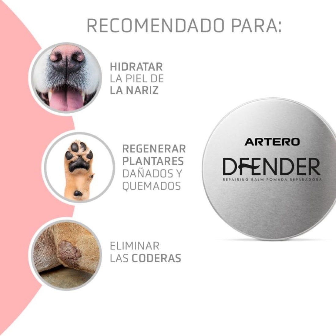 Artero Dfender Crema Reparadora De Almohadillas