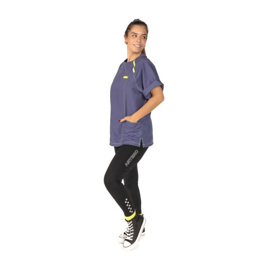 Artero Manila Casaca Cremallera Cuello Azul
