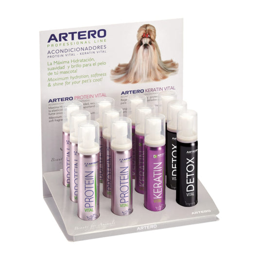 Artero Expositor Acondicionadores Protein, Keratin y Detox